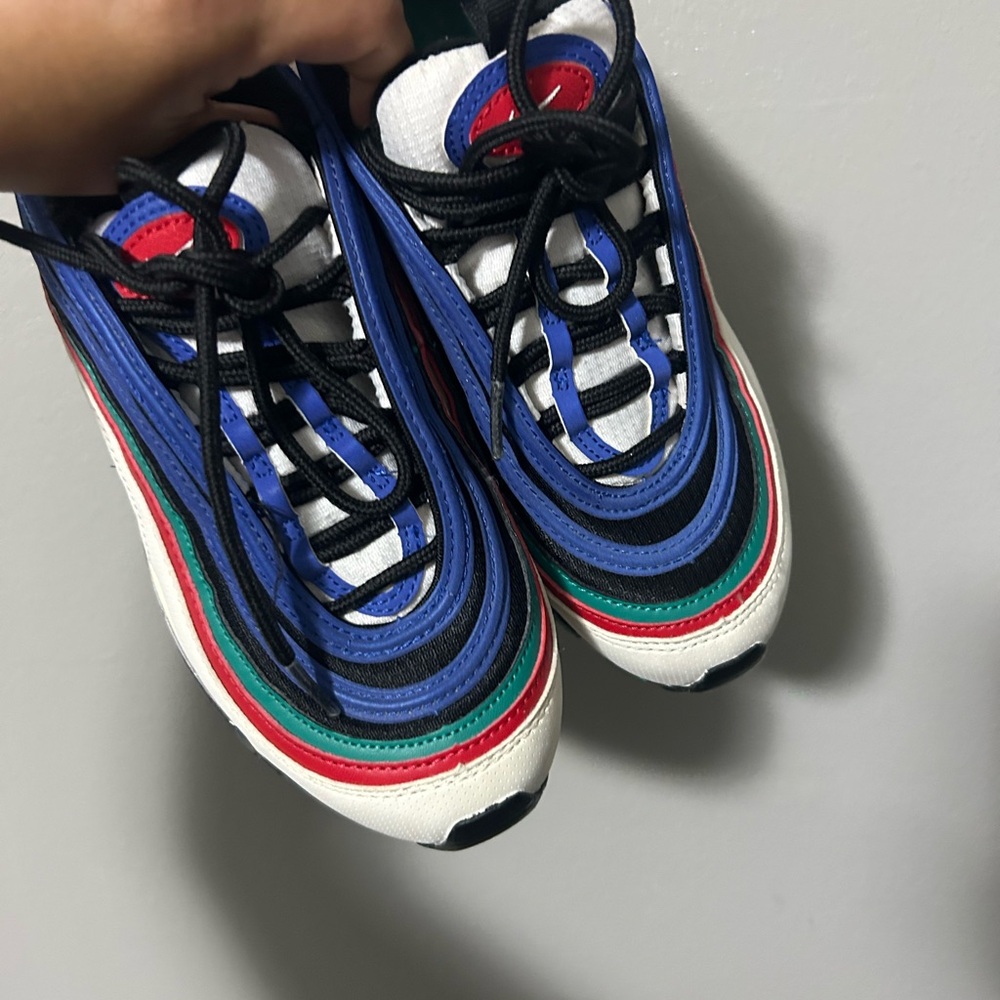 Nike Kids Blue and Red Sneakers